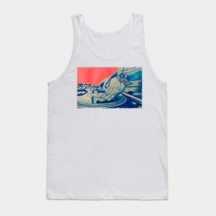 DJ turntable Tank Top